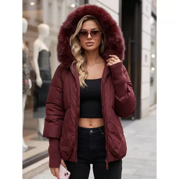  Ženska jakna DSTREET TY5992 TAMNOCRVENA 