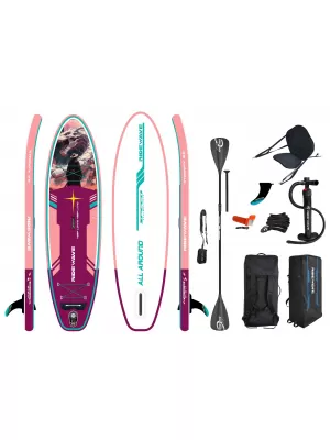Daska za veslanje RIDEWAVE BLAZEBRAND 9'6'' COMBO NEODREĐENO