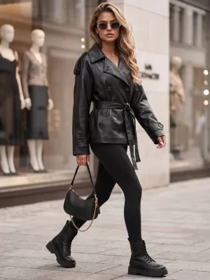 Ženska jakna DSTREET TY5911 CRNA