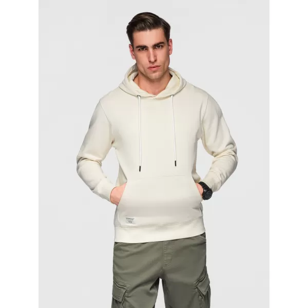  Muški sweatshirt OMBRE OM-SSBN-0270 KREMA 