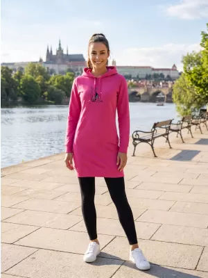 Ženska produžena majica ALTISPORT ALW091419 MAGENTA