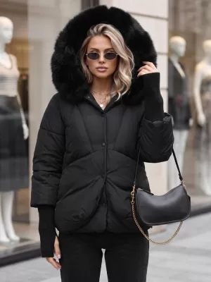 Ženska jakna DSTREET TY5887 CRNA