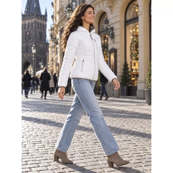  Ženska zimska jakna ALTISPORT IVORY BIJELA 