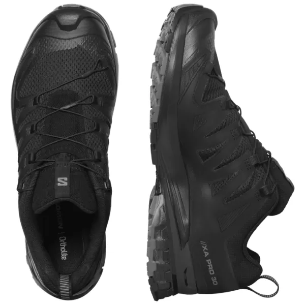  Muške cipele SALOMON XA PRO 3D V9 WIDE L47273100 CRNO/FANTOMSKO/KOSITAR 