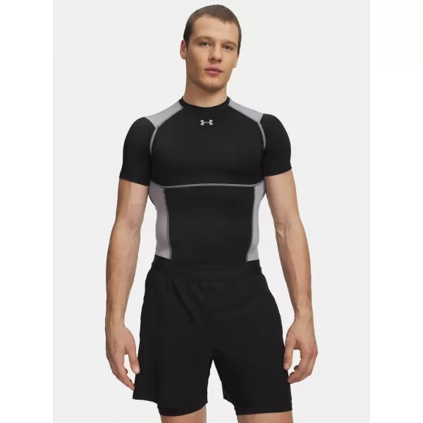  Muška majica kratkih rukava UNDER ARMOUR UA HG ELITE COMP SS 6015382-008 CRNA 