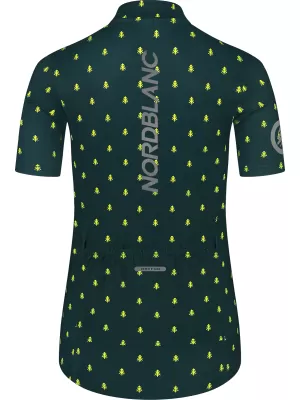 Ženski biciklistički dres NORDBLANC TREES NBSLF8085 ZELENA
