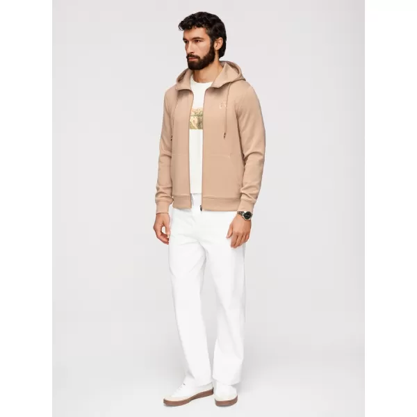  Muški sweatshirt OMBRE OM-SZBC-0196 BEŽ 