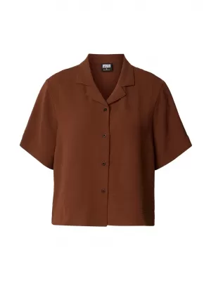 Ženska košulja URBAN CLASSICS TB8283-21859 CIMET SMEĐA