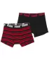 Muške bokserice PUMA MEN EVERYDAY HERITAGE STRIPE BOXER 93832605 CRVENO/CRNO