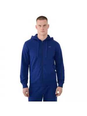 Muški sweatshirt 4F WMM00TSWSM1768 NAVIKE