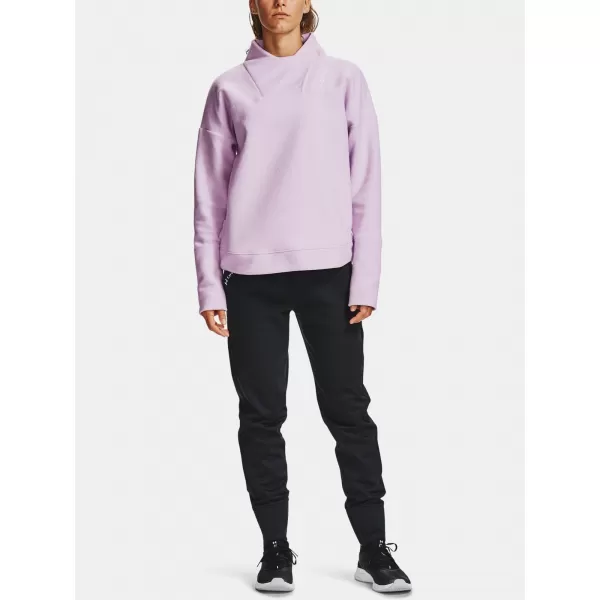  Ženski sweatshirt UNDER ARMOUR RECOVER FLEECE WRAP NECK 1356347-570 LJUBIČASTA 