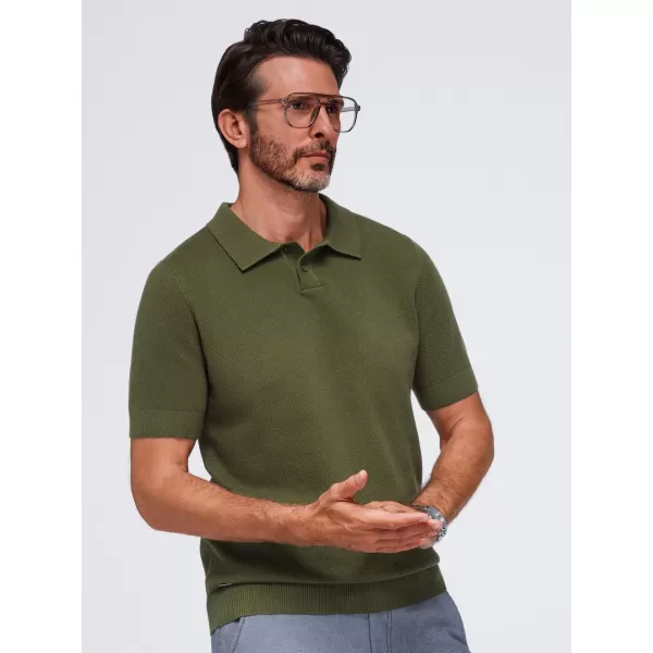  Muška polo majica OMBRE OM-POSS-0178 MASLINA 
