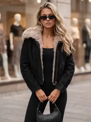 Ženska jakna DSTREET TY5697 CRNA