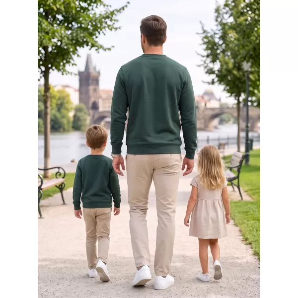  Muški sweatshirt ALTISPORT NP/ALMST43001 TAMNOZELENE BOJE 