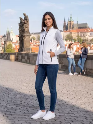 Ženski prsluk od flisa ALTISPORT ALW002525 BIJELA