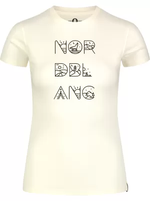 Ženska majica kratkih rukava NORDBLANC RESCUE NBSLT8178 BIJELA