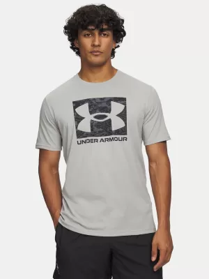 Muška majica kratkih rukava UNDER ARMOUR UA ABC CAMO BOXED LOGO SS 1361673-069 SIVA
