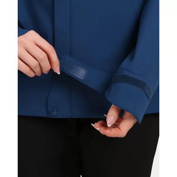  Ženska hardshell jakna KILPI MONTANA-W 1L0102KI TAMNOPLAVA 