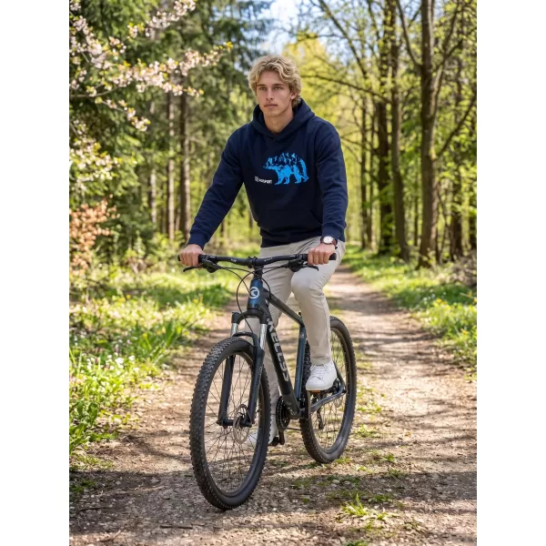  Muški sweatshirt ALTISPORT ALM193422 TAMNOPLAVA 