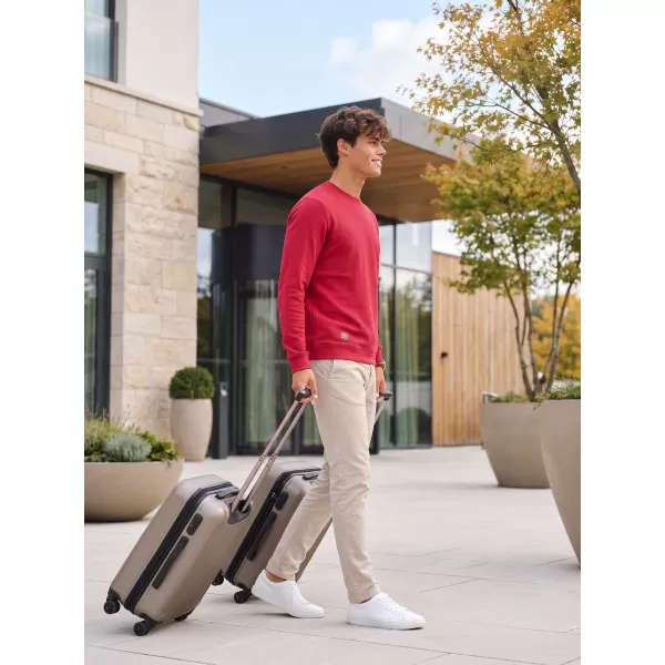  Muški sweatshirt ALTISPORT ICES TAMNOCRVENA 