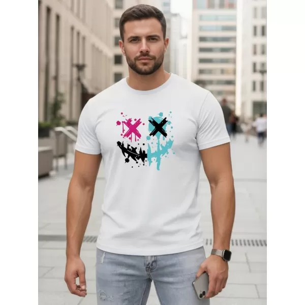  Muška majica kratkih rukava DSTREET NX5100R-WH BIJELA 