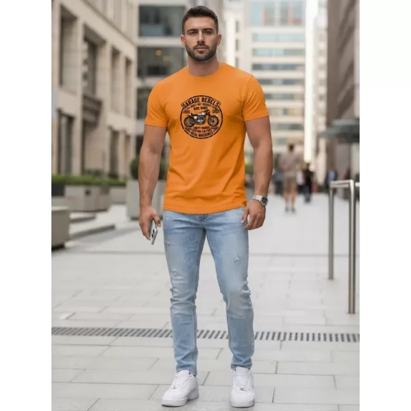  Muška majica kratkih rukava DSTREET NX5007R-OR NARANČASTA 