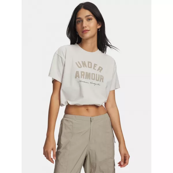  Ženska majica kratkih rukava UNDER ARMOUR BUNGEE HEM TEE 6010950-110 BIJELA 