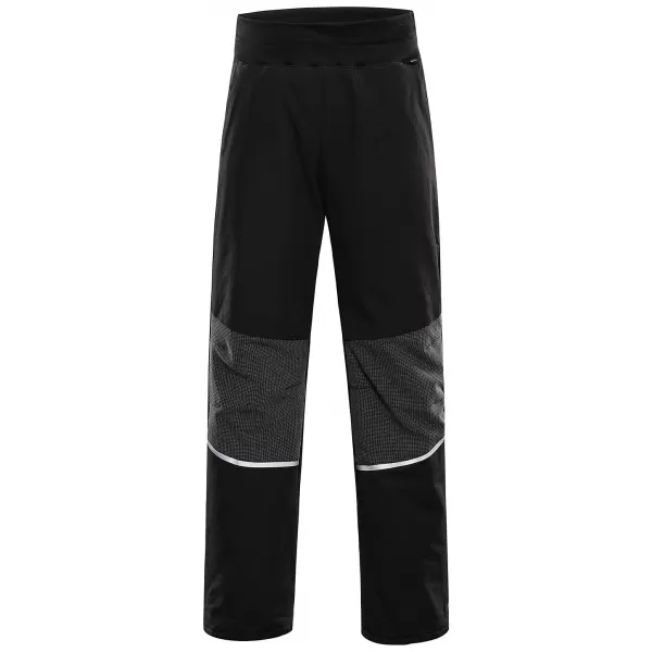  Dječje tople softshell hlače ALPINE PRO HERGO CRNA 