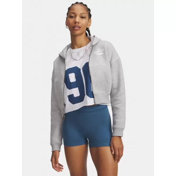  Ženski sweatshirt UNDER ARMOUR ICON FLEECE NOV FZ 6010978-011 SIVA 