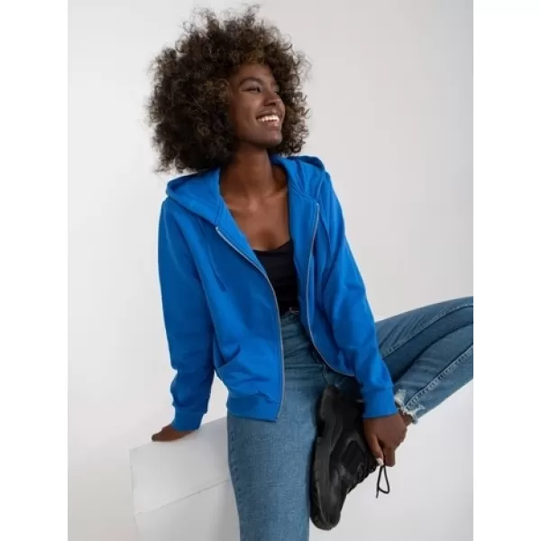  Ženski sweatshirt BASIC FEEL GOOD B-002.06 TAMNOPLAVA 