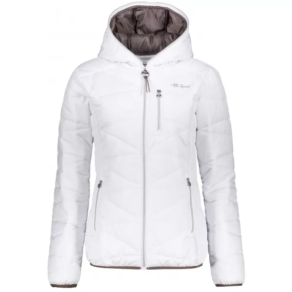 Ženska zimska jakna ALTISPORT IVORY BIJELA 