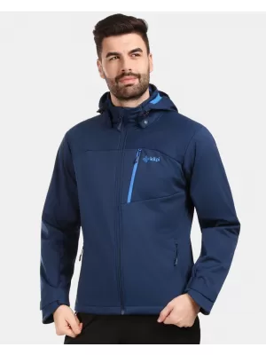 Muška softshell jakna KILPI ONTAVIO-M 1M0112KI TAMNOPLAVA