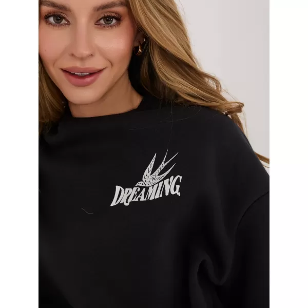  Ženski sweatshirt SUBLEVEL D10600T02568H GRAFIT 