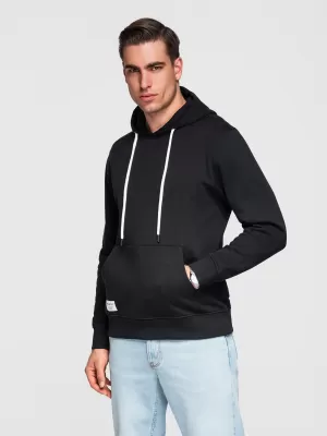 Muški sweatshirt OMBRE OM-SSBN-0270 CRNA