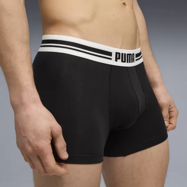  Muške bokserice PUMA MEN EVERYDAY PLACED LOGO BOXER 2P 93847601 CRNA 