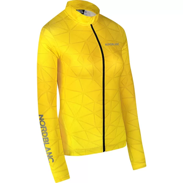  Ženski biciklistički dres NORDBLANC VELOFLOW NBSLF8105 JANTAR 