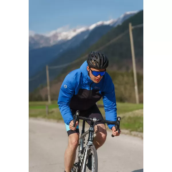  Muška vodootporna softshell jakna NORDBLANC EXPEDITIOUS NBSSM8323 PLAVA 