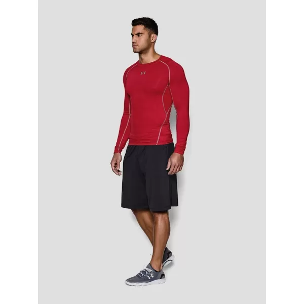  Muška kompresijska majica UNDER ARMOUR HG LS 1257471-600 CRVENA 