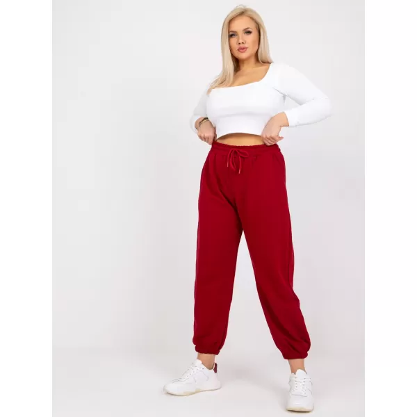  Ženske trenirke BASIC FEEL GOOD RV-DR-6331.86 TAMNOCRVENA 