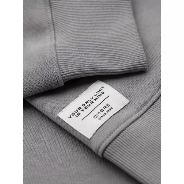  Muški sweatshirt OMBRE OM-SSBN-0271 SIVA 