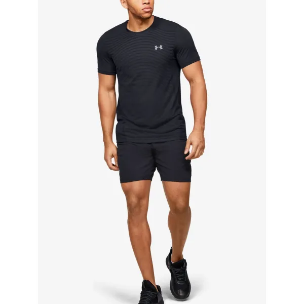  Muška majica bez šavova UNDER ARMOUR SEAMLESS WAVE SS 1351450-001 CRNA 