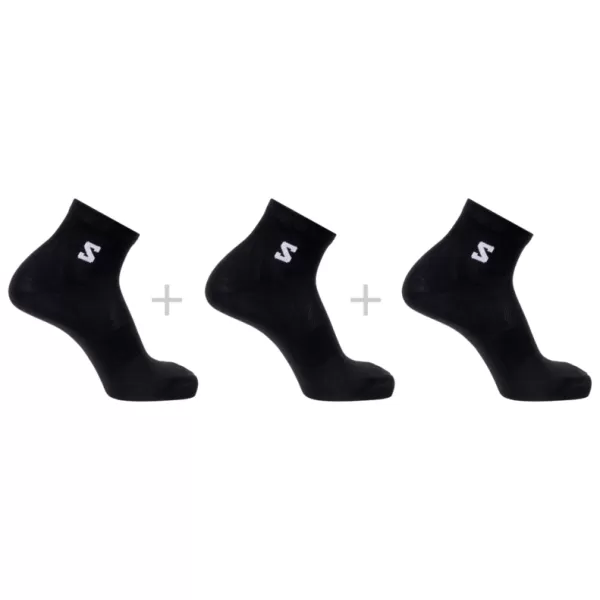  Čarape SALOMON EVERYDAY LITE QUARTER 3-PACK LC2911700 CRNA 