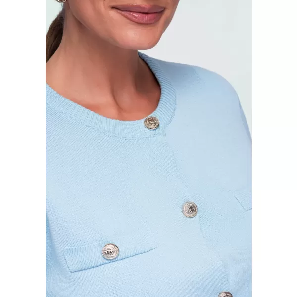  Ženska bluza OMBRE OW-TS-E0084 PLAVA 