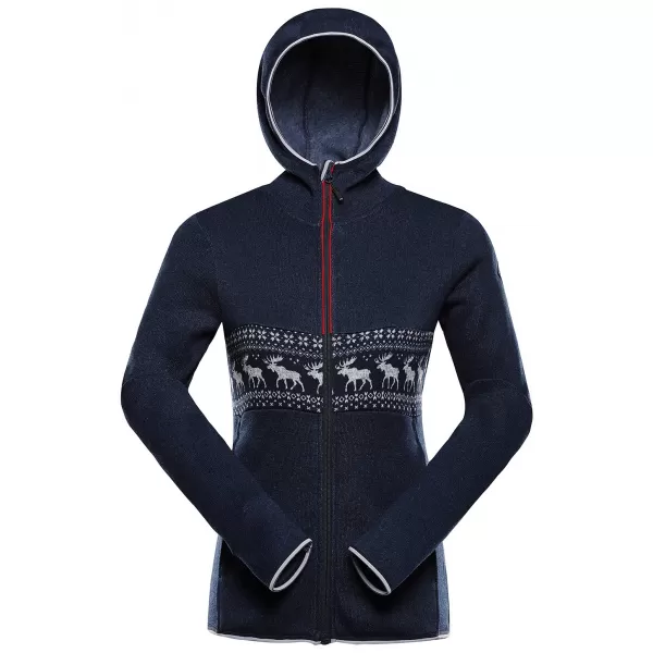  Ženski topli džemper ALPINE PRO NORESA MOONLIT OCEAN VARIJANTA PA 