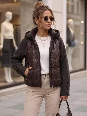 Ženska jakna DSTREET TY5935 SMEĐA