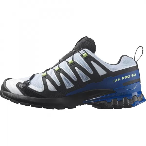  Muške cipele SALOMON XA PRO 3D V9 GORE-TEX STORM L45486500 CRNA/BRUNNERA PLAVA/SURFAJ WEBOM 