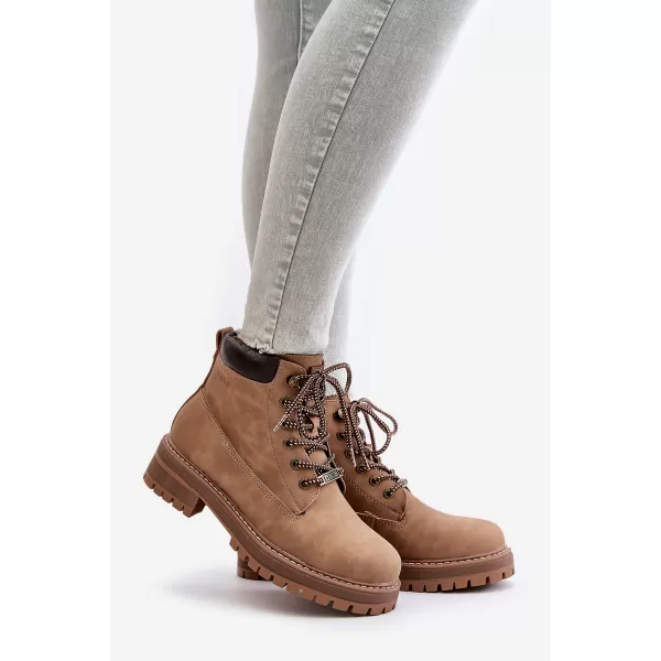  Ženske čizme BIG STAR SHOES OO274A289 SMEĐA/BEŽ 