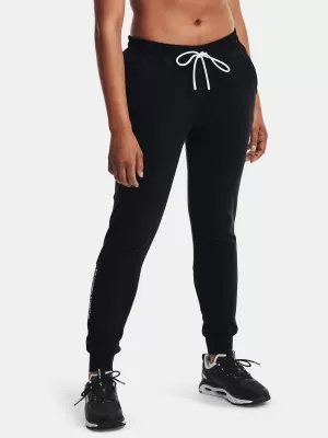Ženske hlače UNDER ARMOUR UA RUSH FLEECE PANT 1365775-001 CRNA