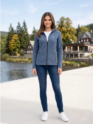 Ženska majica od flisa ALTISPORT ALW002852 ODSJAJI OD TAMNOG TRAPERA