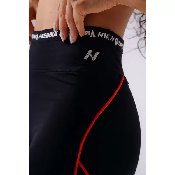  Ženske tajice NEBBIA OLYMPIA HIGH-WAIST 935 CRNA 